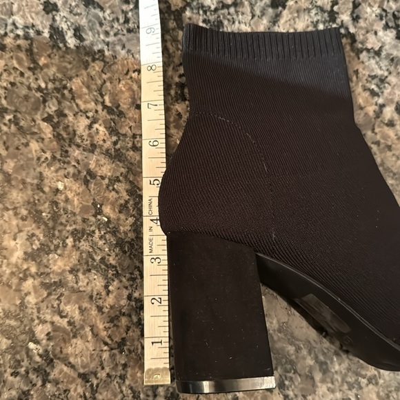 Mia Erika Black Knit 9inch Bootie NIB 7.5 - Picture 6 of 10
